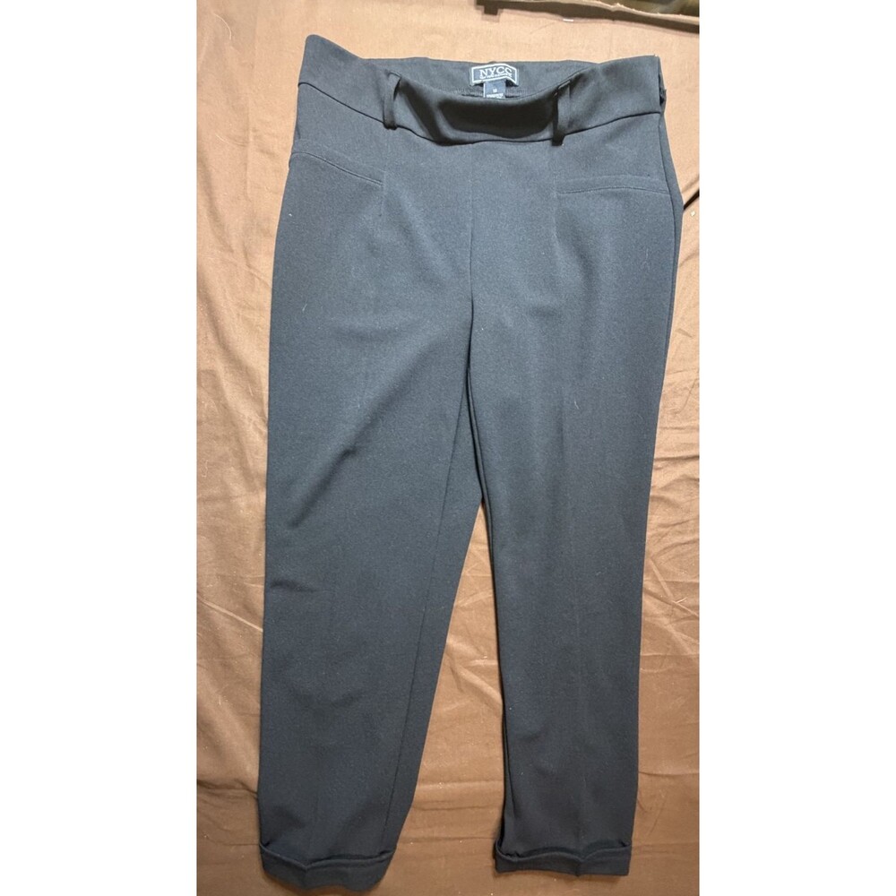 NYCC New York Clothing Co Women's Black Straight Leg Dress Pants Size 10